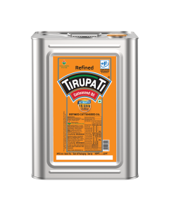 Tirupati - Refined Cottonseed Oil 15 Ltr tin