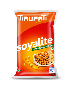 Tirupati Soyalite Soyabeen Oil 1 Ltr Pouch