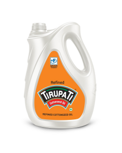 Tirupati - Refined Cottonseed Oil 5 Ltr Jar