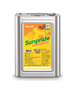 Tirupati Sunpride - Refined Sunflower Oil 15 Ltr Tin