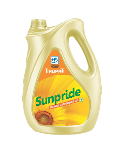 Tirupati Sunpride - Refined Sunflower Oil 5 Ltr Jar