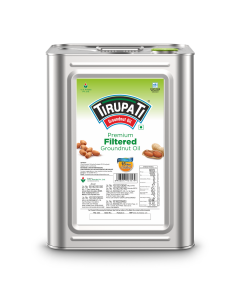 Tirupati Premium Groundnut Oil 15 Ltr tin